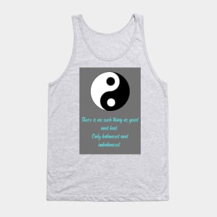 Yin and yang, balanced and imbalanced. Life Tank Top